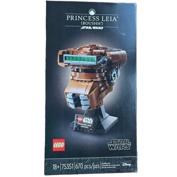 Lego Star Wars 75351 Princess Leia Boushh Helmet Collection New Gift - Picture 1 of 9